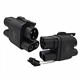 מתאם לרכב חשמלי CCS2 250KW ל CCS1 כולל Type2 ל Braumers Type1 מתאם לרכב חשמלי CCS2 250KW ל CCS1 כולל Type2 ל Braumers Type1